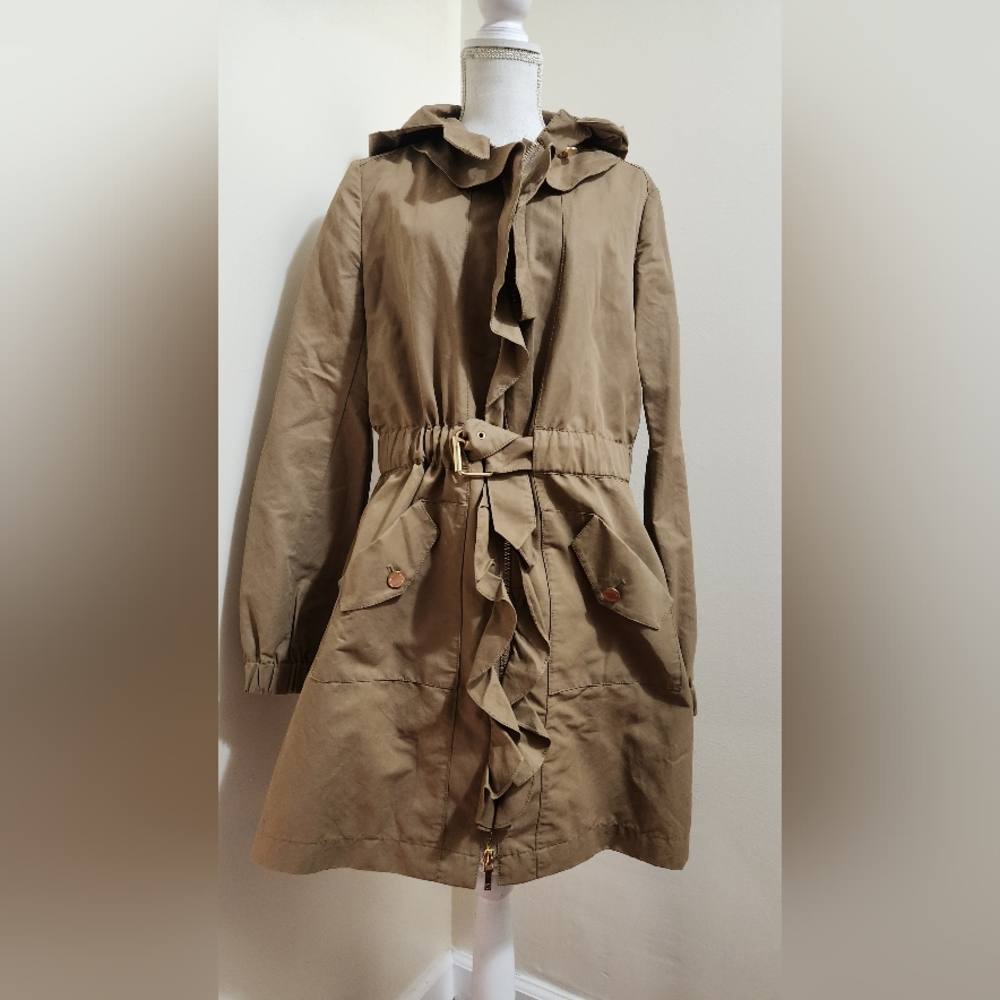 Tory Burch Ruffle Utility Jacket - Picture 3 of 10